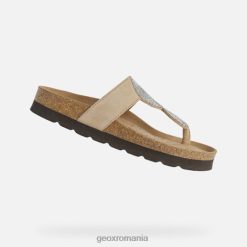 brionia high woman 2R8RL379 taup deschis Geox