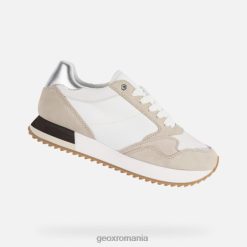 doralea femeie 2R8RL250 alb/lt taupe Geox