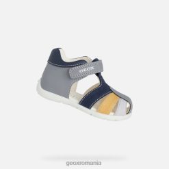 elthan băiețel 2R8RL1483 gri/bleumarin Geox