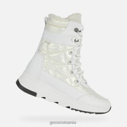 falena abx femeie 2R8RL357 alb/alb aproape Geox