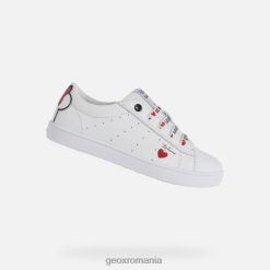 fata kathe 2R8RL1233 alb roșu Geox