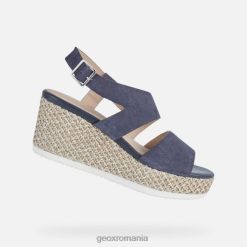 femeie lipari 2R8RL533 blugi de culoare închisă Geox