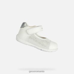 fetiță kaytan 2R8RL2023 alb/argintiu Geox
