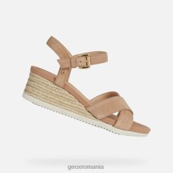 ischia corda femeie 2R8RL166 piele inchisa la culoare Geox