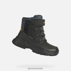 nevegal abx băiat 2R8RL1420 negru/galben închis Geox