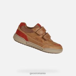 poseido băiat 2R8RL1411 coniac/rosu Geox