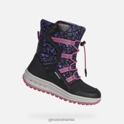 roby girl 2R8RL1254 negru/fucsia Geox