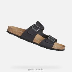 sandal ghita man 2R8RL726 negru Geox