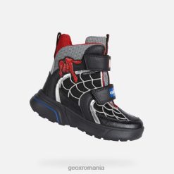 sveggen abx junior 2R8RL1015 negru/rosu Geox