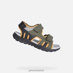 vaniett boy 2R8RL1313 militar/portocaliu Geox